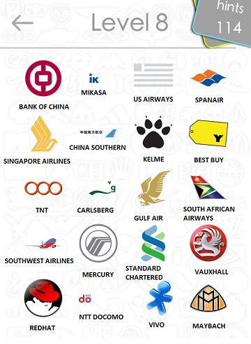 airlines logos and names list